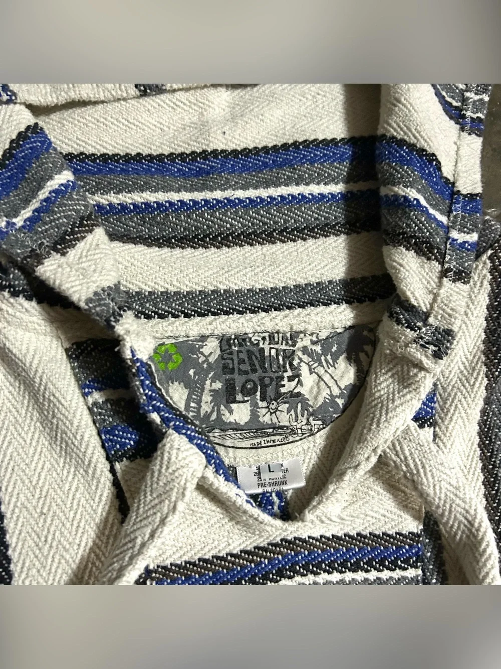 LARGE Original Señor Lopez Baja Hoodie